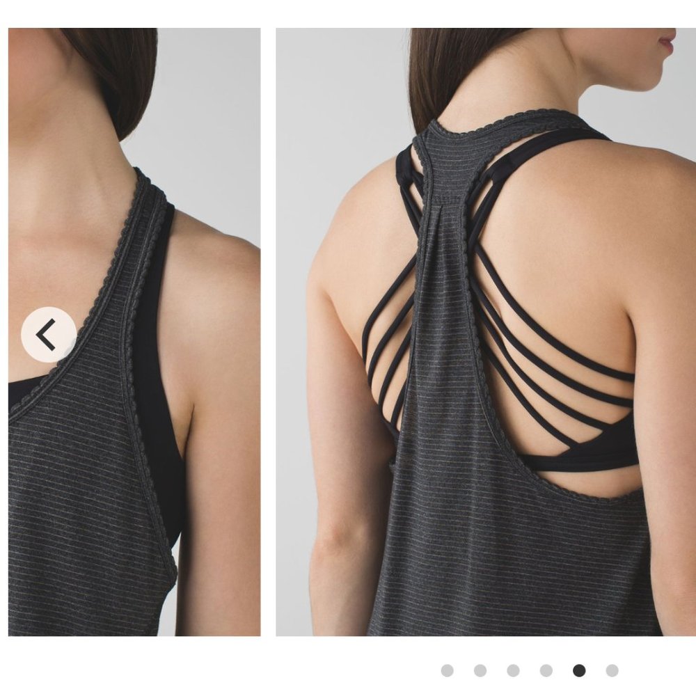 Lululemon 105F Singlet Tank Top- Black